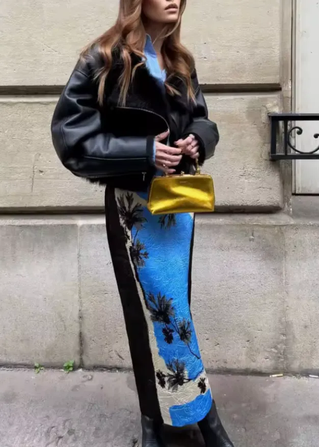 Valeria Printed Maxi Pencil Skirts