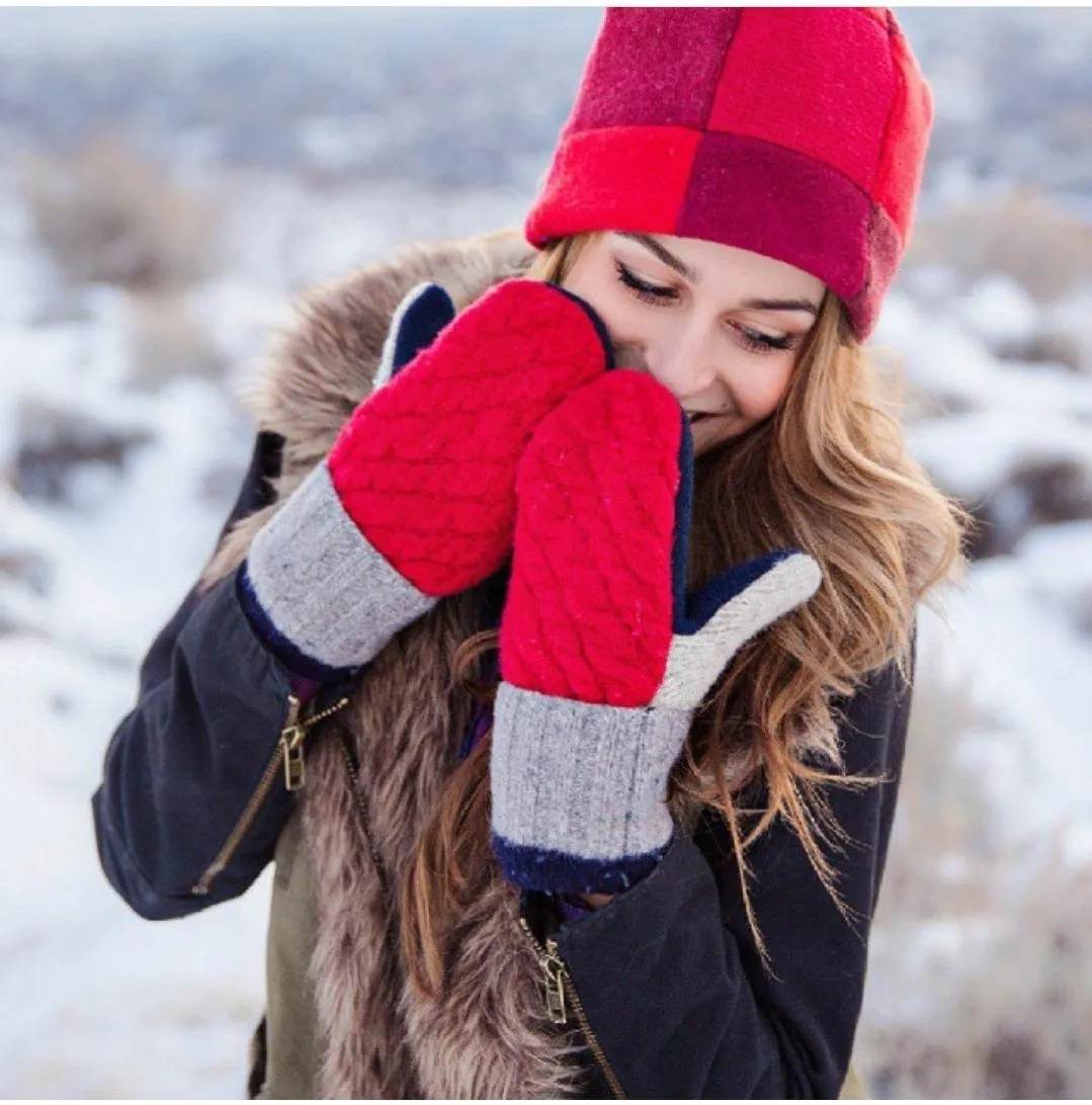 Womens Mittens | Vanilla Latte